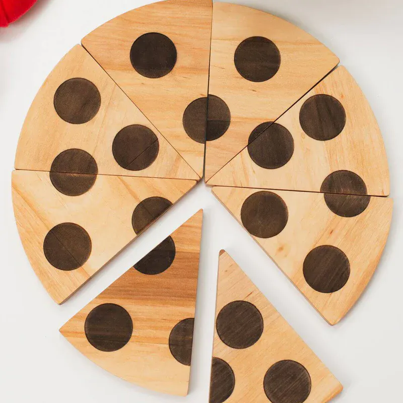 Pizza sett i tre
